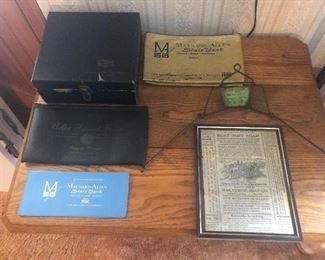  PORTLAND memorabilia  Maynard Allen  State bank, Wolverine soap company, Lockwood’s  elevator 
