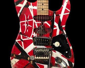 Frankenstrat guitar--Eddie Van Halen "Fair Warning Tour"