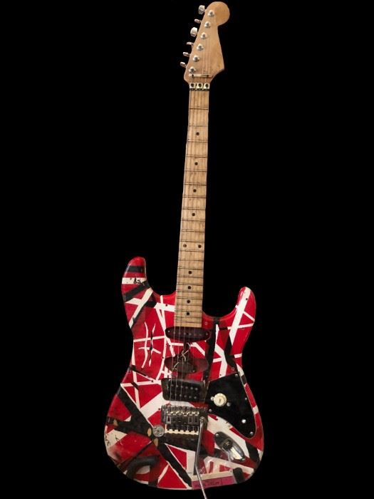 Frankenstrat guitar--Eddie Van Halen "Fair Warning Tour"