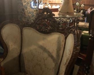 Antique French Carved Chair