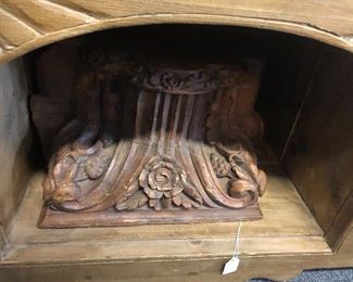 Carved Architectural  Sconce