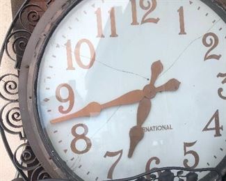 5' Clock with Porcelain Face