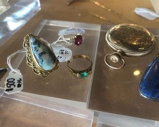 Opal & Emerald Rings