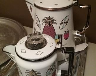 Vintage Enamel Coffee Pots