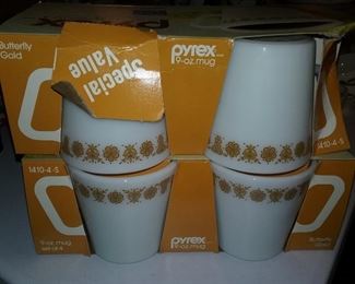 Vintage Pyrex Mugs