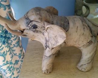 Vintage Shell Elephant