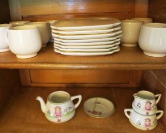 Misc. stoneware, porcelain items