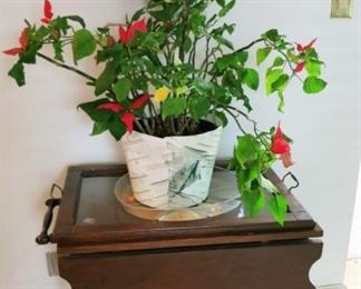 Vintage serving cart