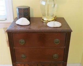 Antique 2 drawer chest