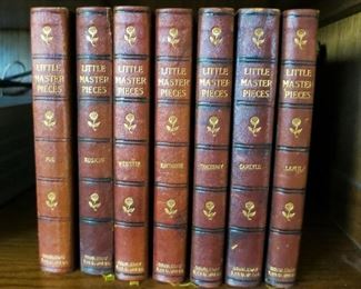 Little Master Pieces 7 volume antique books