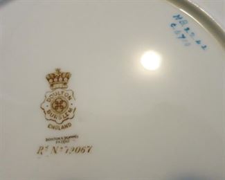 Doulton Burslem England collectible plates