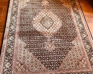 Handwoven silk&wool Rug