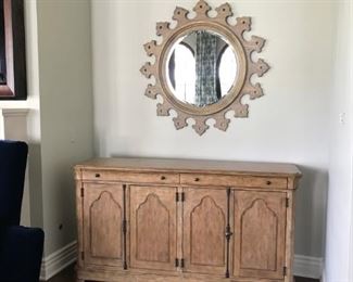 Bernhardt ( restoration hardware style) farmhouse credenza.Pre-sale available at highlinefurniture.com please visit website for pricing information.