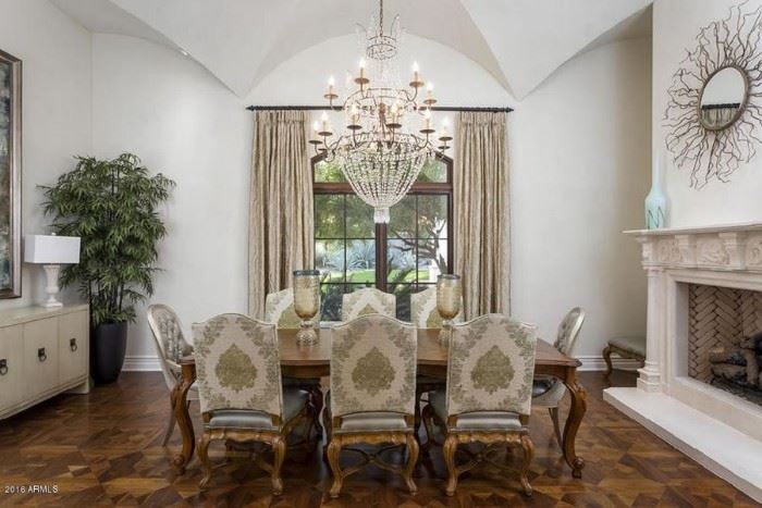 Thomasville Bibiano side chairs ( 8 total). Pre sale available at highlinefurniture.com  Please visit website for pricing information.