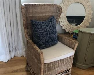 Willows wicker arm chairs.Pre-sale available at highlinefurniture.com please visit website for pricing information.