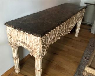 Willows carved console.Pre-sale available at highlinefurniture.com please visit website for pricing information.