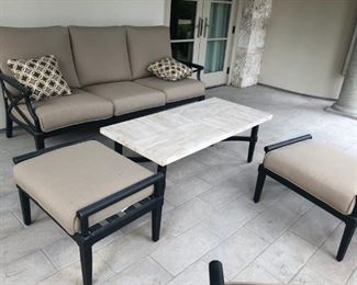 Frontgate patio furniture.Pre-sale available at highlinefurniture.com please visit website for pricing information.