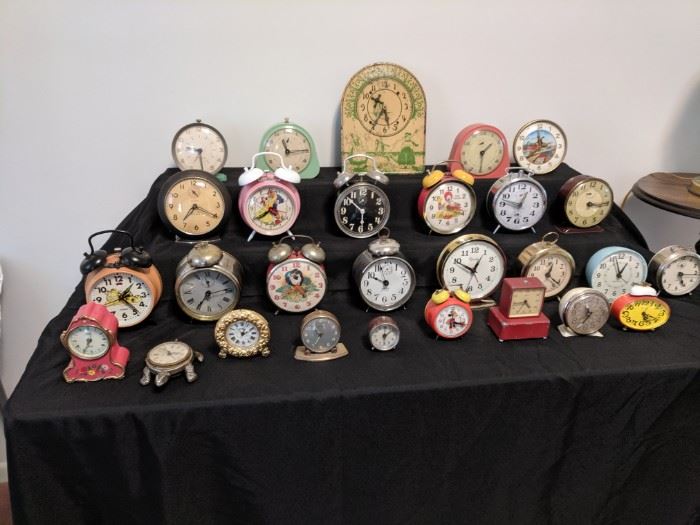 An amazing alarm clock collection