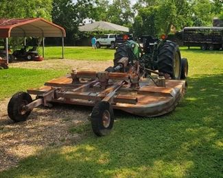 Bush Hog 10' pull type shredder.  