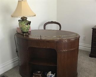 Antique Oval Desk