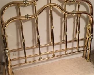 Brass Full Size Antique Bed Frame SGA007 with rails https://www.ebay.com/itm/113777134070