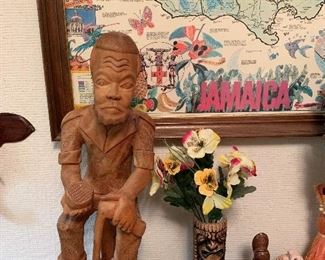 Hand Carved Wood Figures