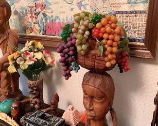 Hand Carved Wood Figures