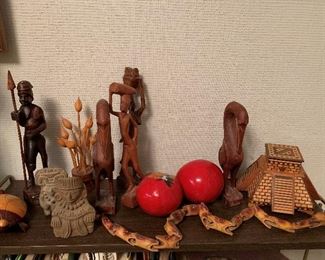Hand Carved Wood Figures