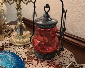 Antique Victorian Pickle Caster