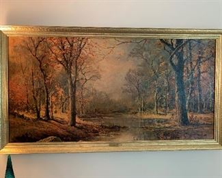 Robert Wood "October Morn" Framed Print