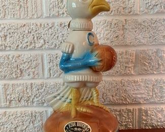 Vintage Ezra Brooks CREIGHTON BLUEJAYS Decanter