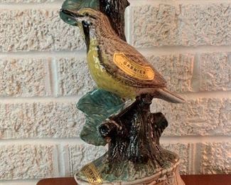 Vintage 1969 Nebraska Meadowlark Decanter