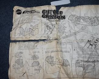 Mattle Cutoff Canyon race track ongingal instruction