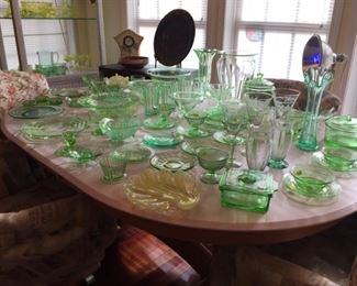 Vaseline glass collection