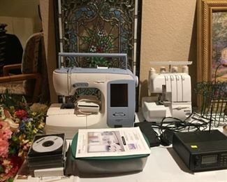 Sewing/embroidery machine  and serger