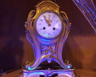 Art nouveau French table clock