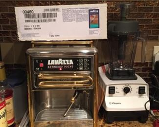 LavAzza Espresso machine, Vitamix