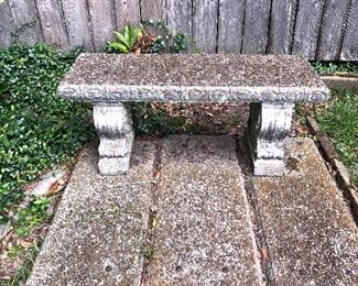 Concrete bench 