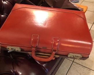 Vintage leather luggage