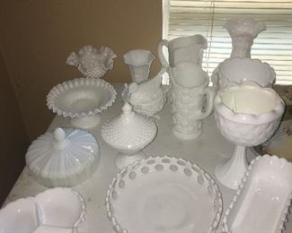 Vintage milk glass