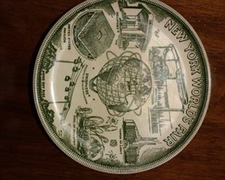 Worlds Fair 1939 plate