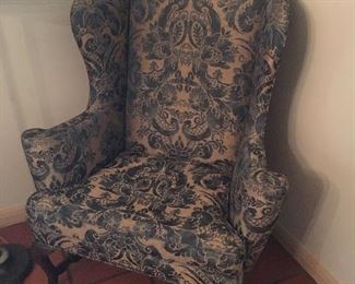 Kittinger Colonial Williamsburgh Mahogany Wingback Chair 