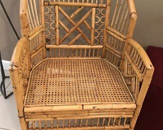 Bamboo Barrel Chair