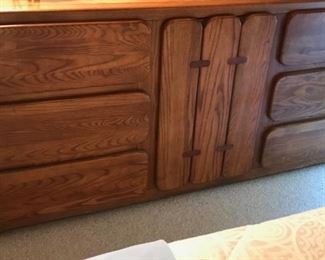 Long Dresser Solid Wood  71 1/2" x 19 1/2" x 30 1/2" Matching armoire and endurable available
