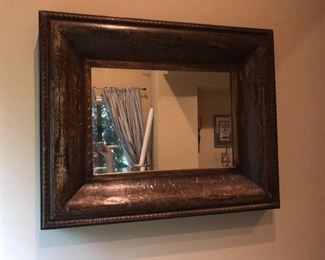 Heavy framed mirror (with a sneak peak at the photographer).