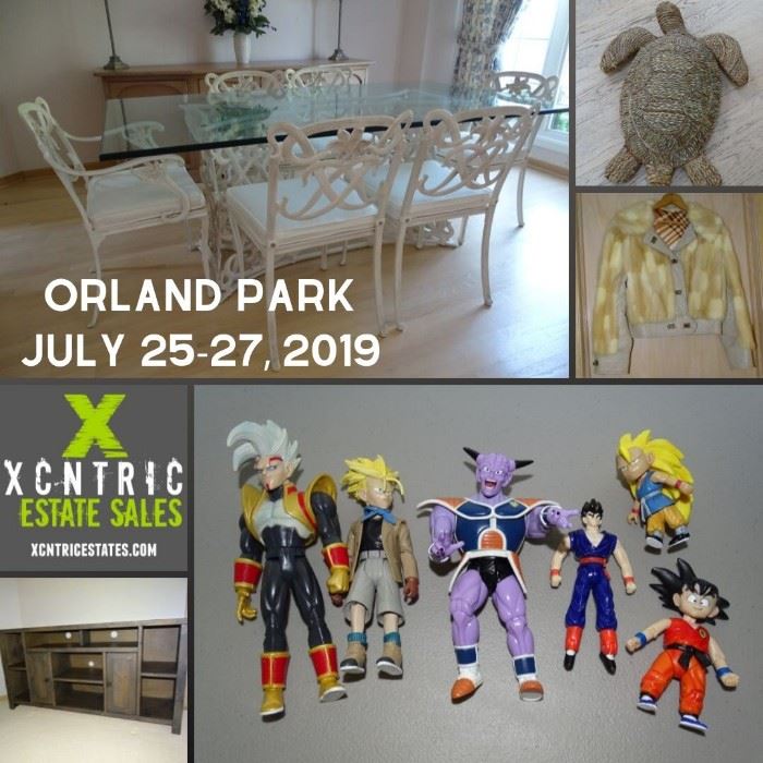 Orland Park Estate Sale. Furniture, home decor, clothing, Dragonball Z and more.