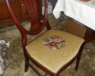 NEEDLE POINT CHAIRS