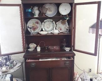 SECOND CHINA HUTCH STORAGE, DISPLAY AND LINEN DRAWER