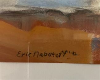 artist signed Eric Nabatoff,  1992