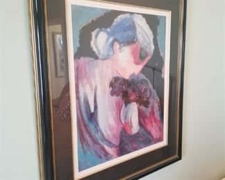 Barbara wood signed and numbered print